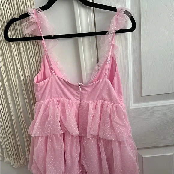 Pink Ruffled Dress - Picture 4 of 4